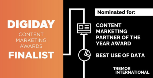Tremor Video & TR.LY Named as Finalists for the Digiday Content Awards